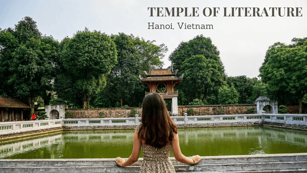 weather in hanoi - temple of literature