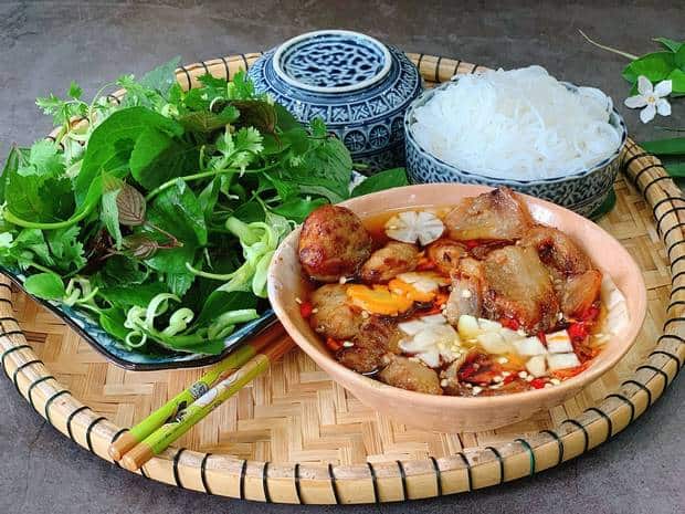 hanoi food tour - bun cha