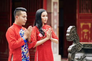 Vietnamese customs on the first day of the Lunar New Year