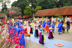 The Temple of Literature during the Vietnamese Lunar New Year