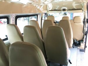 16-seat van for transporting tourists in Vietnam