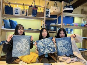 workshop in indigo store