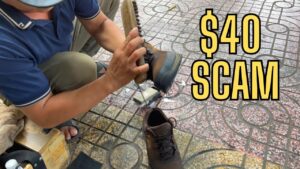 shoe shine scam