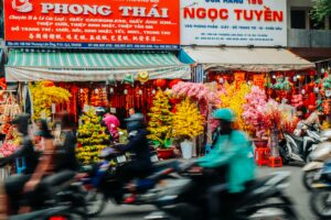 Tet Holiday (vietnam lunar new year) is one of the best time to visit ho chi minh for immersive experience