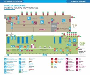 Ho chi minh airport maps