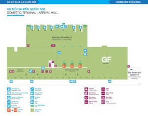 Ho chi minh airport maps