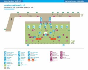 Ho chi minh airport maps