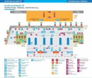 Ho chi minh airport maps